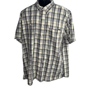 Eddie bauer- Plaid button up shirt